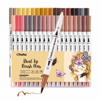 Ohuhu 36 Marcadores Tonos Piel Doble Punta Acuarelables