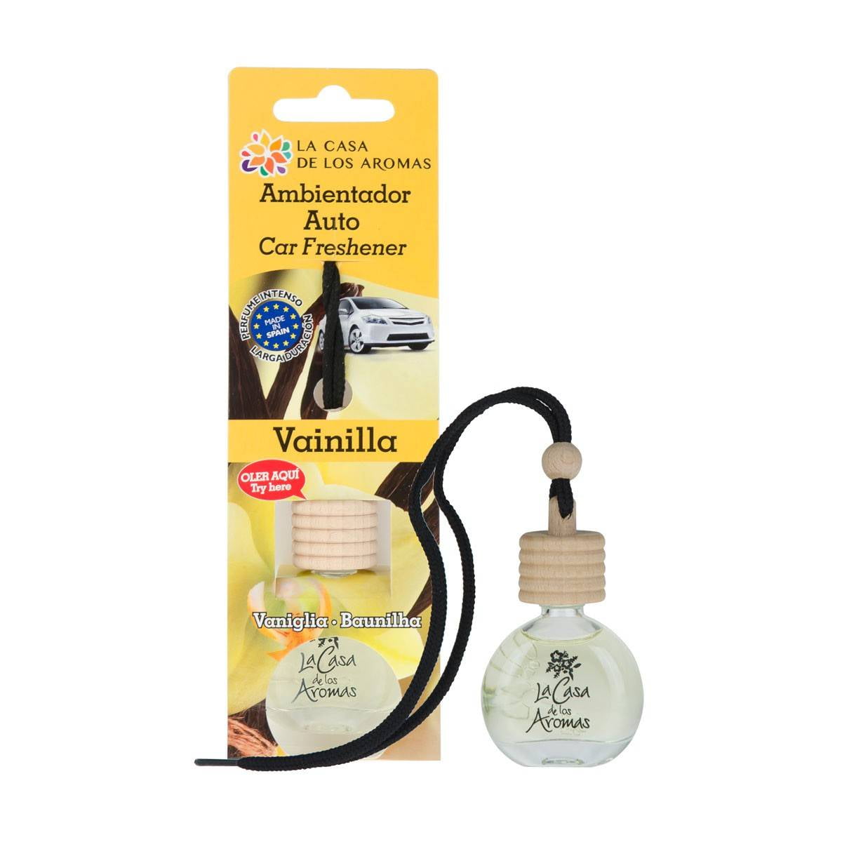 La Casa De Los Aromas - Ambientador Colgador Auto Vainilla