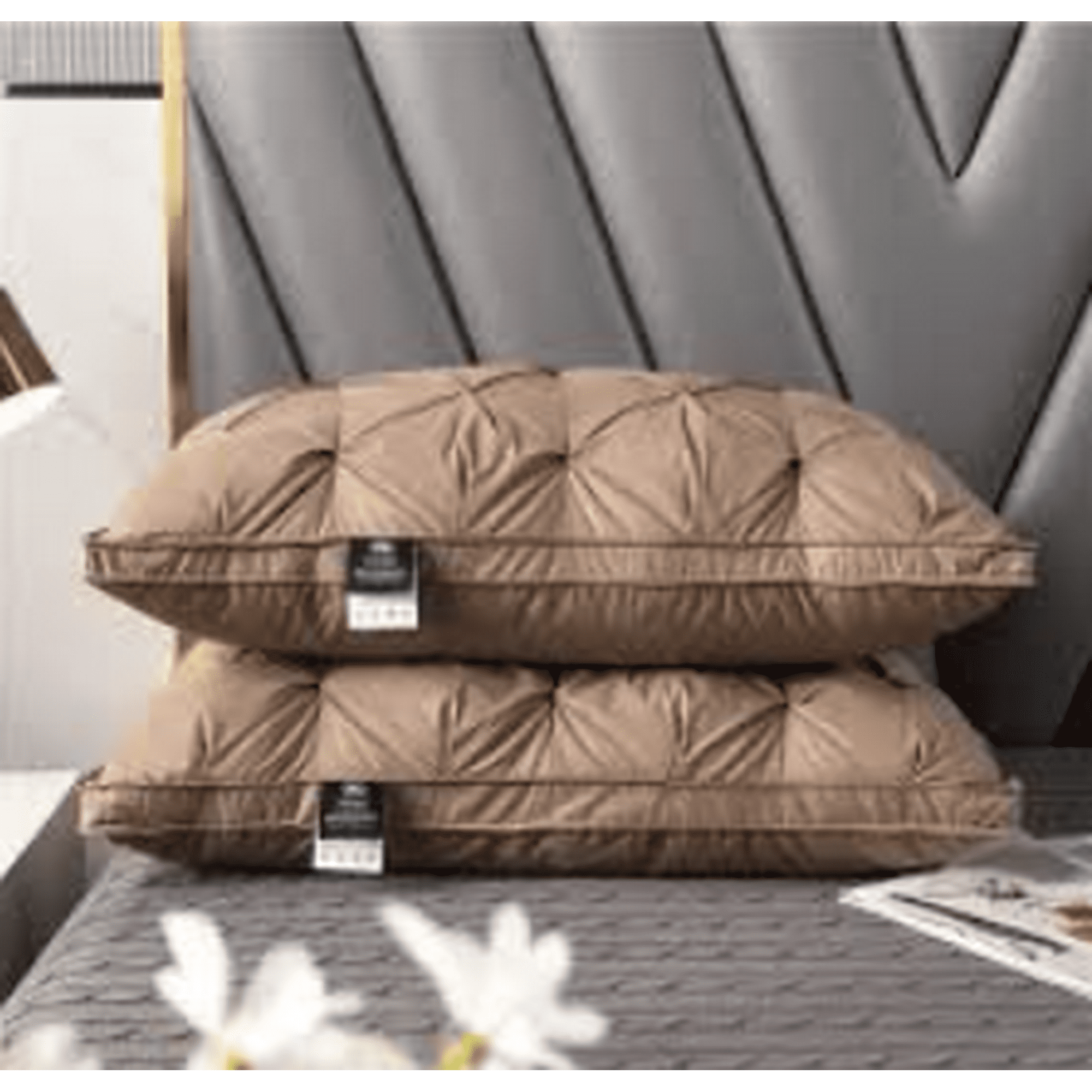 Tecnocasa - Almohada Genérica Estándar Firme Micro Fibra Extra Suave