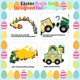thumbnail image 3 of Tren magnético de madera con animales y huevos de Pascua para niños Yxwomenxy, 3 of 9