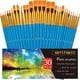 thumbnail image 1 of Artstorys Paint Brushes Set, 30 Pcs Acrylic Oil Watercolor Paint Brushes, 1 of 3