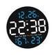 thumbnail image 2 of Reloj De Alarma Dst Digital De Pared Para Sala De Estar De La Sala De Estar Decoración Del Hogar Azul, 2 of 5