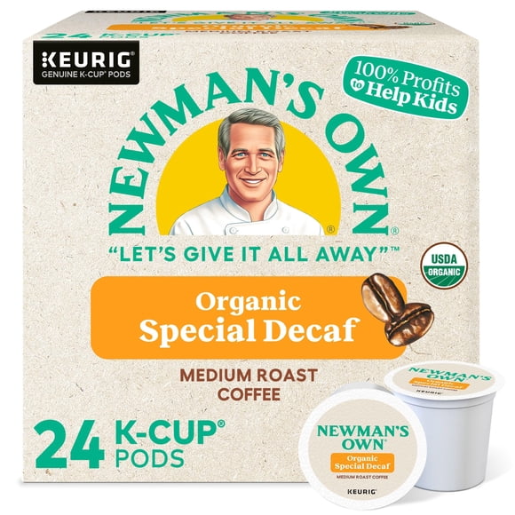 Coffee Newman's Own Organics Special Blend Descafeinado, 24 cápsulas K-Cup