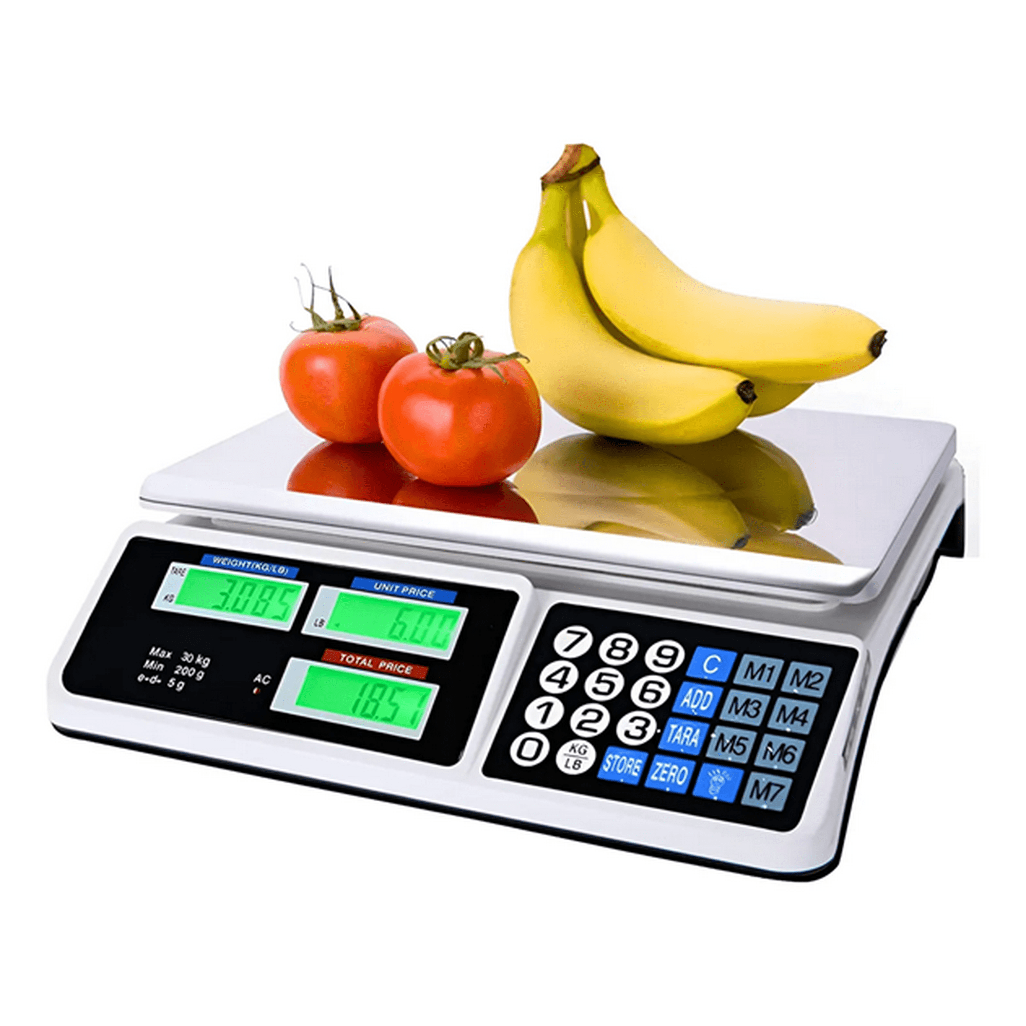 Genérico - Balanza Digital 40kg Con Bandeja