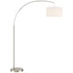 thumbnail image 2 of Lámpara de Piso Cora 360 Lighting 183 cm Arqueada Níquel Cepillado, 2 of 8
