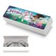 thumbnail image 5 of Nella: La Princesa Caballero Estuche Rígido para Gafas de Cuero PU Protector con Forro de Felpa Premium Suave para Hombres y Mujeres, 5 of 6