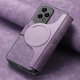 thumbnail image 3 of Funda Billetera Magnética para Honor 200 Lite Soporte Tarjetas Desmontable Morado, 3 of 6