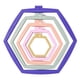 thumbnail image 1 of 5x Marco De Aros De Bordado Anillo De Aro DIY Herramienta De Punto De Cruz Multicolor 5 Uds, 1 of 5