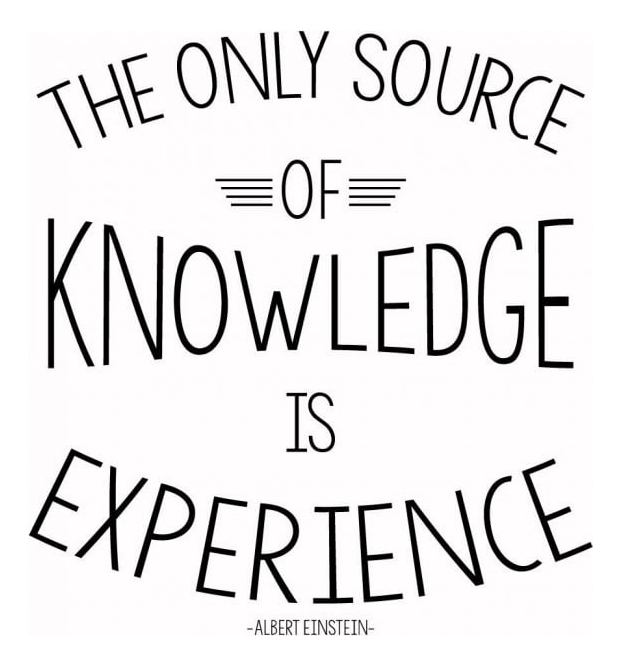 Rienda Libre Graphics - Decomural Knowledge Is Experience Einstein Ws-44076