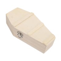 Bothyi - Caja De Madera Hexagonal Para Halloween, Cajas De Dulces Para Truco O Trato, Caja Con Bisagras Rellenable