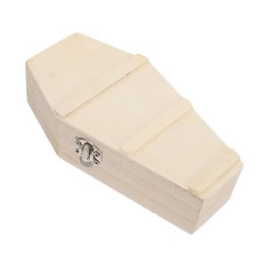 Bothyi - Caja De Madera Hexagonal Para Halloween, Cajas De Dulces Para Truco O Trato, Caja Con Bisagras Rellenable