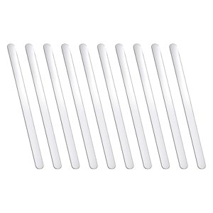 Ioensy - 10 Piezas De Pulsera De Aluminio En Blanco Conjunto Estampado Grabado Formando Moldes Mediano