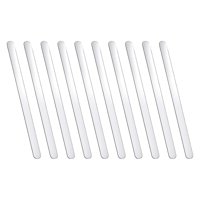 Ioensy - 10 Piezas De Pulsera De Aluminio En Blanco Conjunto Estampado Grabado Formando Moldes Mediano