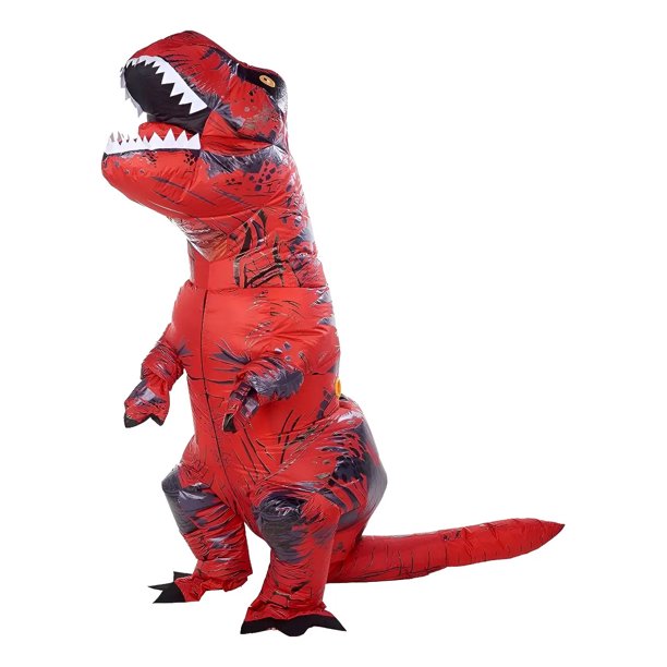 Disfraz Dinosaurio Inflable - Niños y Adultos - Tiranosaurio Rex - Varios Colores - Halloween