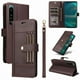 thumbnail image 1 of FOXDOCK Funda tipo Cartera para Sony Xperia 5 III – Cubierta de Cuero PU con Múltiples Ranuras, Bolsillo para Efectivo y Correa de Muñeca, 1 of 6