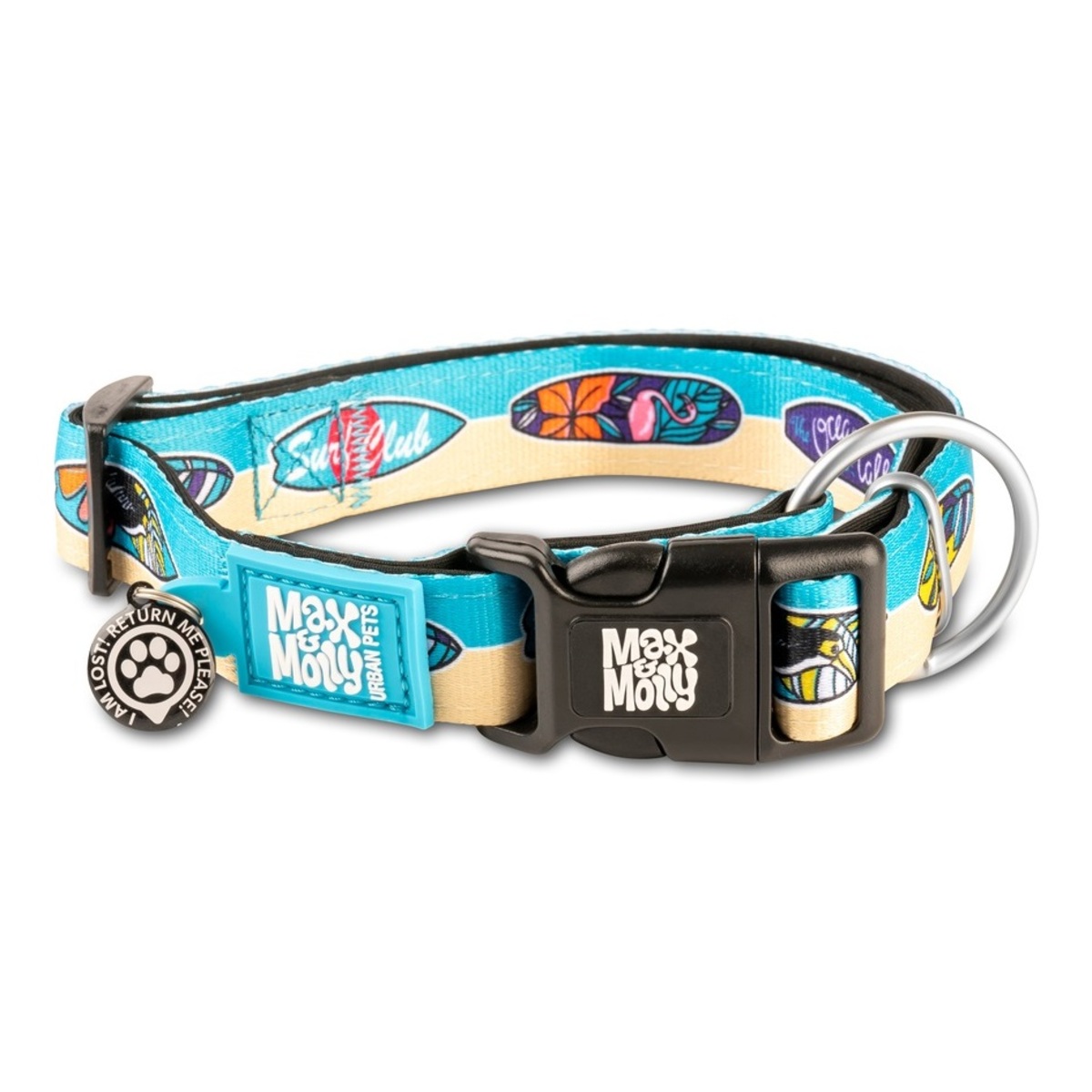Max & Molly - Collar Perro Smart Id Aloha Xs