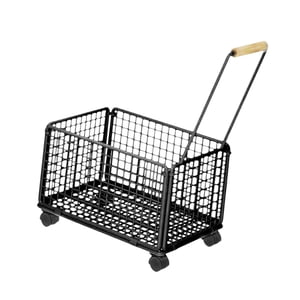 Magideal - Cesta De Almacenamiento Enrollable Cartro Utilitario Pequeño, Contenedor De Almacenamiento Práctico Para El Hogar Sólido Portátil Organizador Con Rued 43Cmx28Cmx28Cm