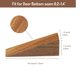 thumbnail image 2 of Tope de puerta decorativo de madera de acacia THORNIA – Pack de 2, 2 of 8