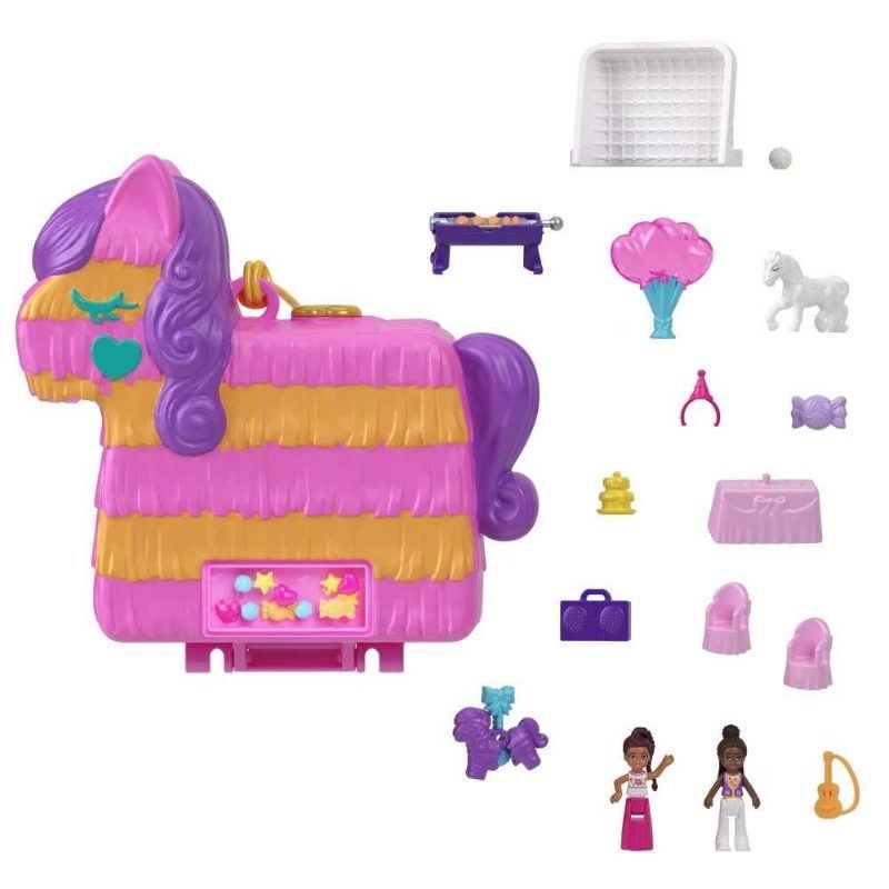 Polly Pocket - Set De Juego Compacto Fiesta De Piñata