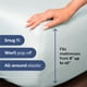 thumbnail image 3 of Juego de sábanas CGK Unlimited Queen Size de microfibra azul hielo, 3 of 8