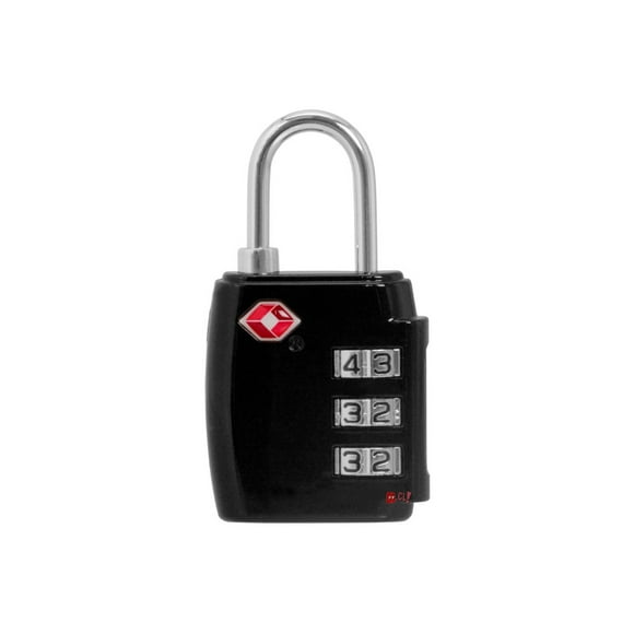 Candado Seguridad Para Bolsos Y Maletas Con Clave Negro - Ps