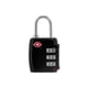 thumbnail image 1 of Candado Seguridad Para Bolsos Y Maletas Con Clave Negro - Ps, 1 of 2