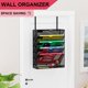 thumbnail image 2 of Organizador de archivos GDINDINFAN de 6 niveles para montar en la pared, negro, 2 of 7