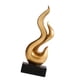 thumbnail image 5 of Estatua De Llama Moderna, Regalo Artesanal, Adorno De Mesa Para Estante, Sala De Estar, Hotel, Oro, 5 of 5