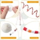 thumbnail image 3 of 2 juguetes colgantes para gatos, juguete interactivo para gatos, juguete de pelota para gatos con cascabel, cola larga, peluche suave y elástico, 3 of 6