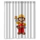 thumbnail image 1 of Adorable cortina de ducha con imagen de dibujos animados de Super Mario, juego de cortina de baño con ganchos, tamaño 60 x 72 pulgadas, 1 of 3