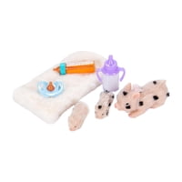 Magideal - Juego De Cerdo De Silicona, Muñeco De Cerdo Animal, Mini Muñeco De Cerdo De Silicona, Muñeco De Cerdito Bebé, Cerdos De Silicona De Granja Para Regalo 3 Piezas