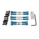 thumbnail image 5 of Enlace De Varilla De Metal Para Coche RC De 6 Piezas Para Wltoys 124016 124017 DIY Accs Azul, 5 of 5