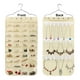 thumbnail image 2 of Organizador de joyas colgante de doble cara con 40 bolsillos y 20 ganchos para cinta adhesiva, organizador de collares y cadenas., 2 of 8