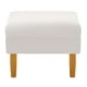 thumbnail image 4 of Sofa New Retro 3c + 2 Pouf Felpa 04 Crudo, 4 of 5