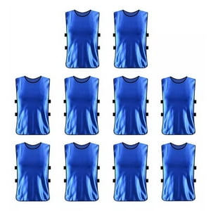 Linea Sport - Pack X10 Chaleco Deportivo Peto Multiuso Para Adultos Futbol