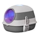 thumbnail image 3 of Caja De Arena Plegable Para Gatos Easy Clean Kitten House Cerrada Gris Con Lámpara, 3 of 5