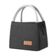 thumbnail image 1 of Bolsa De Almuerzo Aislada Bolsa Térmica Aislada Portátil Para El Trabajo Playa Escuela Negro, 1 of 5
