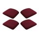 thumbnail image 1 of 4 Fundas Para Sillas De Comedor, Fundas Para Asientos De Sillas De Comedor, Color Rojo Vino Extraíble, 1 of 5