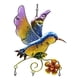 thumbnail image 3 of Colgante Jardín Colibrí Vidrio Y Cobre, 3 of 3