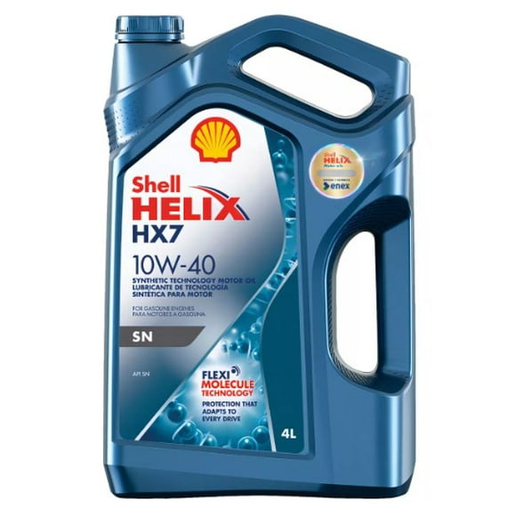 Aceite Motor Shell Helix HX7 10W40 4 litros