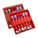thumbnail image 2 of Juego De 6 Cucharas Y Tenedores Navideños Con Caja Para Pastel, Fiesta De Té, Regalo, Estilo A, 2 of 3