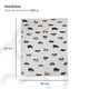 thumbnail image 4 of Frazada Ultra Soft Auto 80x110cm Beige Bebesit, 4 of 4