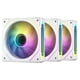 thumbnail image 1 of Ventiladores DARKROCK F120-3 ARGB de 120 mm con control PWM, color blanco, 1 of 9