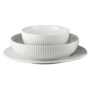 Juego De Vajilla Porcelana 20 Piezas Blanco Fantuzzi