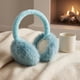 thumbnail image 4 of Orejeras de invierno para mujer INSPIRE CHIC - Cálidas, de felpa y lindas para clima frío Azul Lago, 4 of 7
