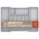 thumbnail image 1 of Organizador de cajones para utensilios Bakkenmaster gris, paquete de 1, 1 of 5