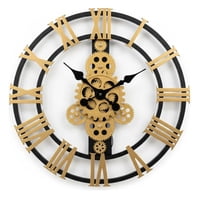 Decostilo - Reloj De Pared Vintage Transparente 40Cm