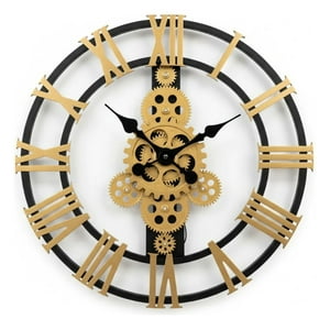 Decostilo - Reloj De Pared Vintage Transparente 40Cm