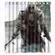 thumbnail image 1 of Cortina de ducha de Assassin Creed Connor, juego de cortina de baño con ganchos, tamaño 66 x 72 pulgadas, 1 of 3