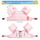 thumbnail image 5 of Chaleco de natación MoKo para niños pequeños de 9 a 23 kg con forma de ballena rosa de 20 a 50 libras, 5 of 7